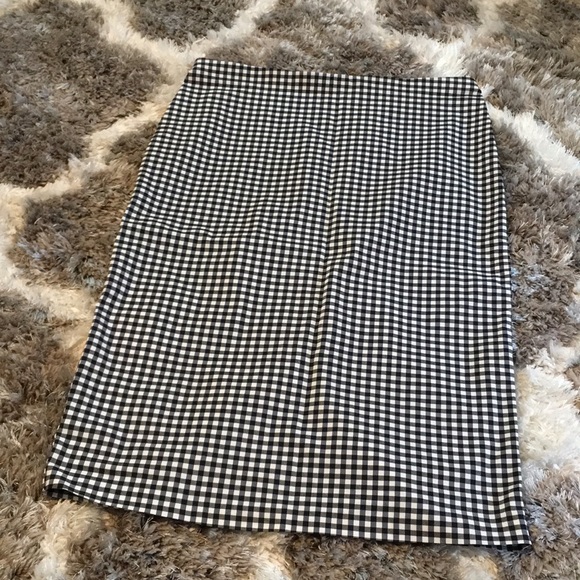 Linda Matthews checkered pencil skirt - Picture 1 of 2